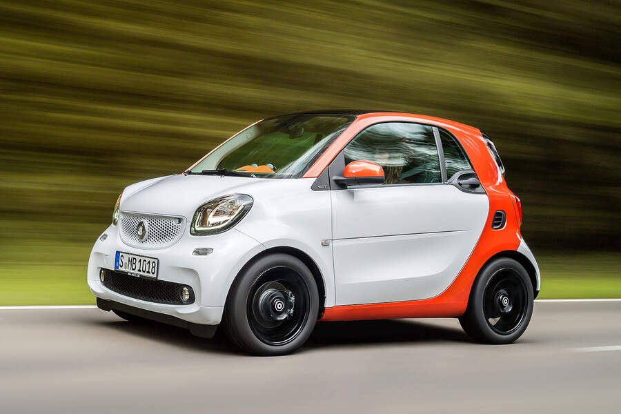 Smart Fortwo und Forfour in Paris Heckmotor mit zwei und vier Türen