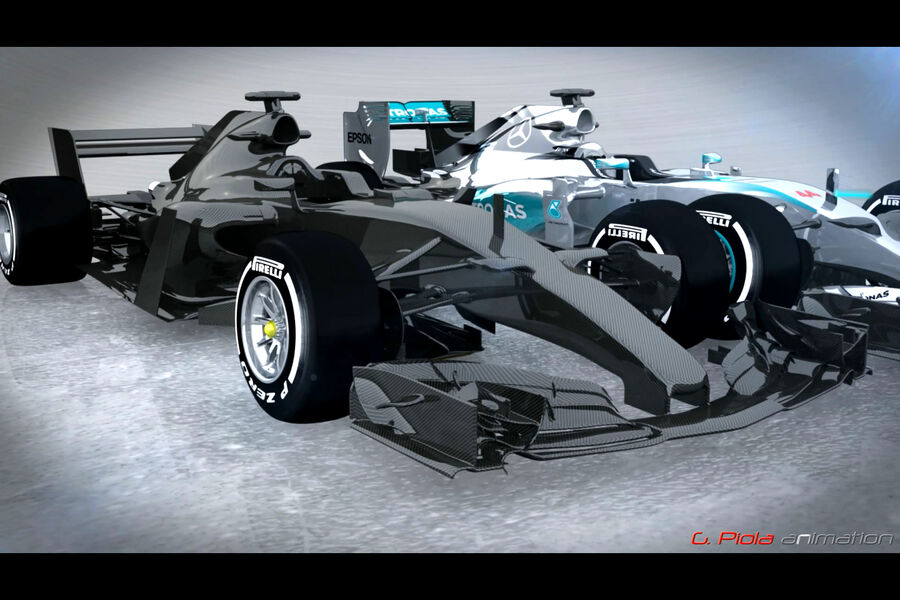 Formel 1Auto für 2017 : Die neuen Vorschläge zur F1Zukunft