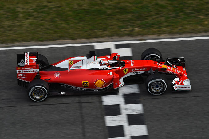 Kimi Räikkönen - Ferrari - Formel 1-Test - Barcelona - 24. Februar 2016