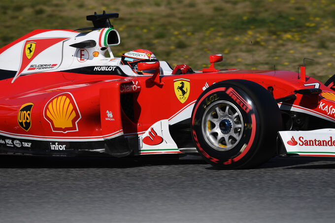 Kimi Räikkönen - Ferrari - Formel 1-Test - Barcelona - 25. Februar 2016