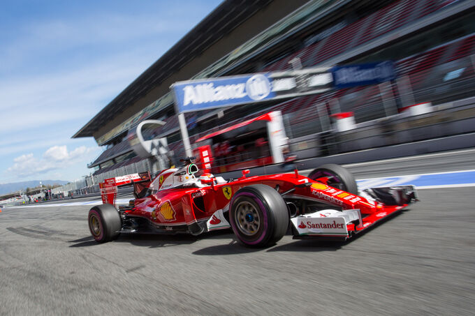 Kimi Räikkönen - Ferrari - Formel 1-Test - Barcelona - 3. März 2016