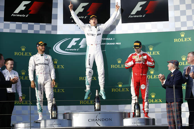 Podium - GP Australien 2016