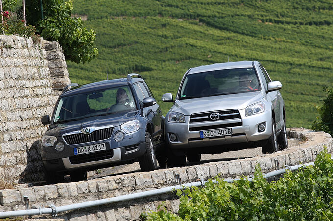 skoda yeti vs toyota rav4 #7