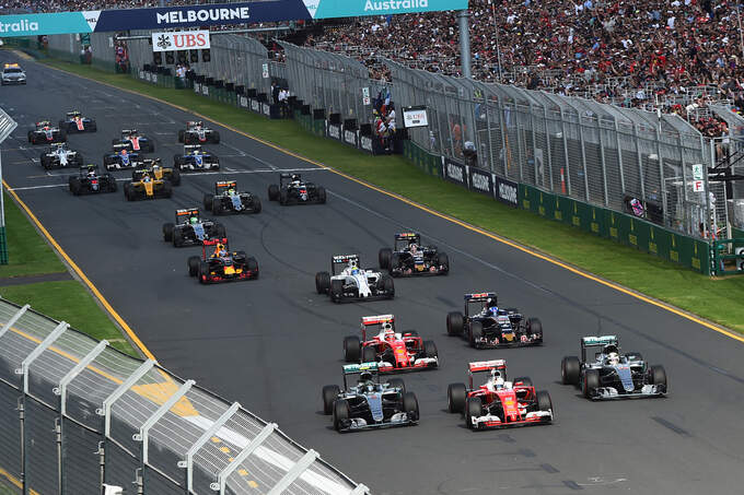 Start - GP Australien 2016