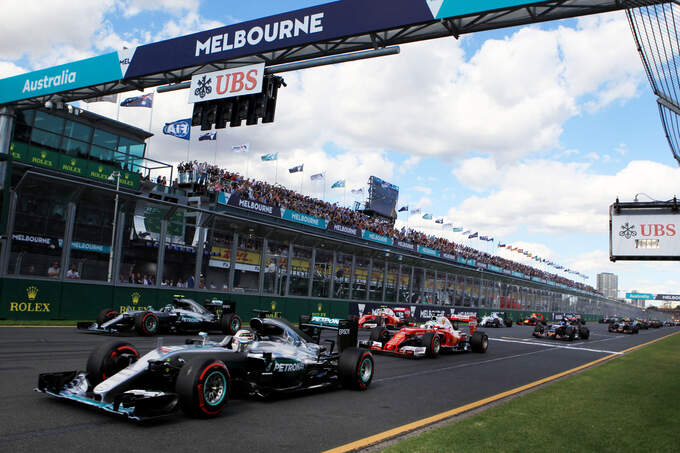 Start - GP Australien 2016