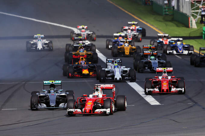 Start - GP Australien 2016