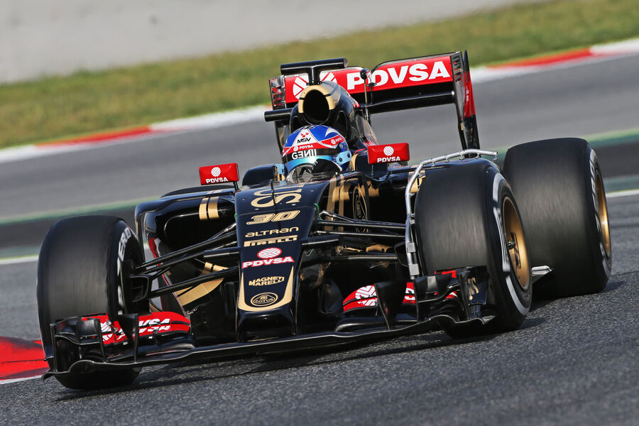 Jolyon-Palmer-Lotus-Formel-1-Test-Barcel